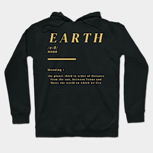 Word Earth Hoodie